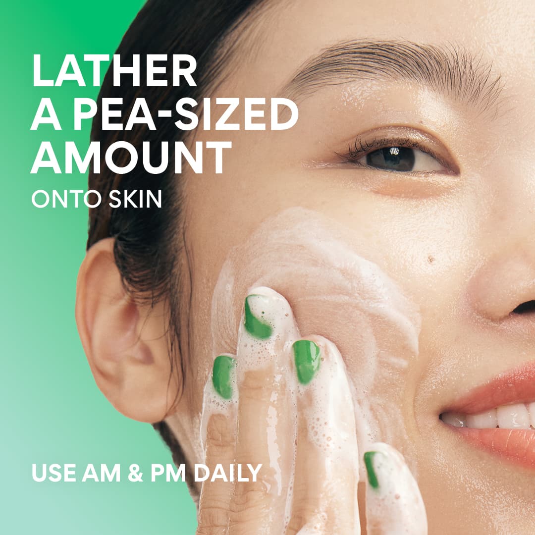 Green Tea Amino Acid Cleansing Foam – Gentle Face Cleanser