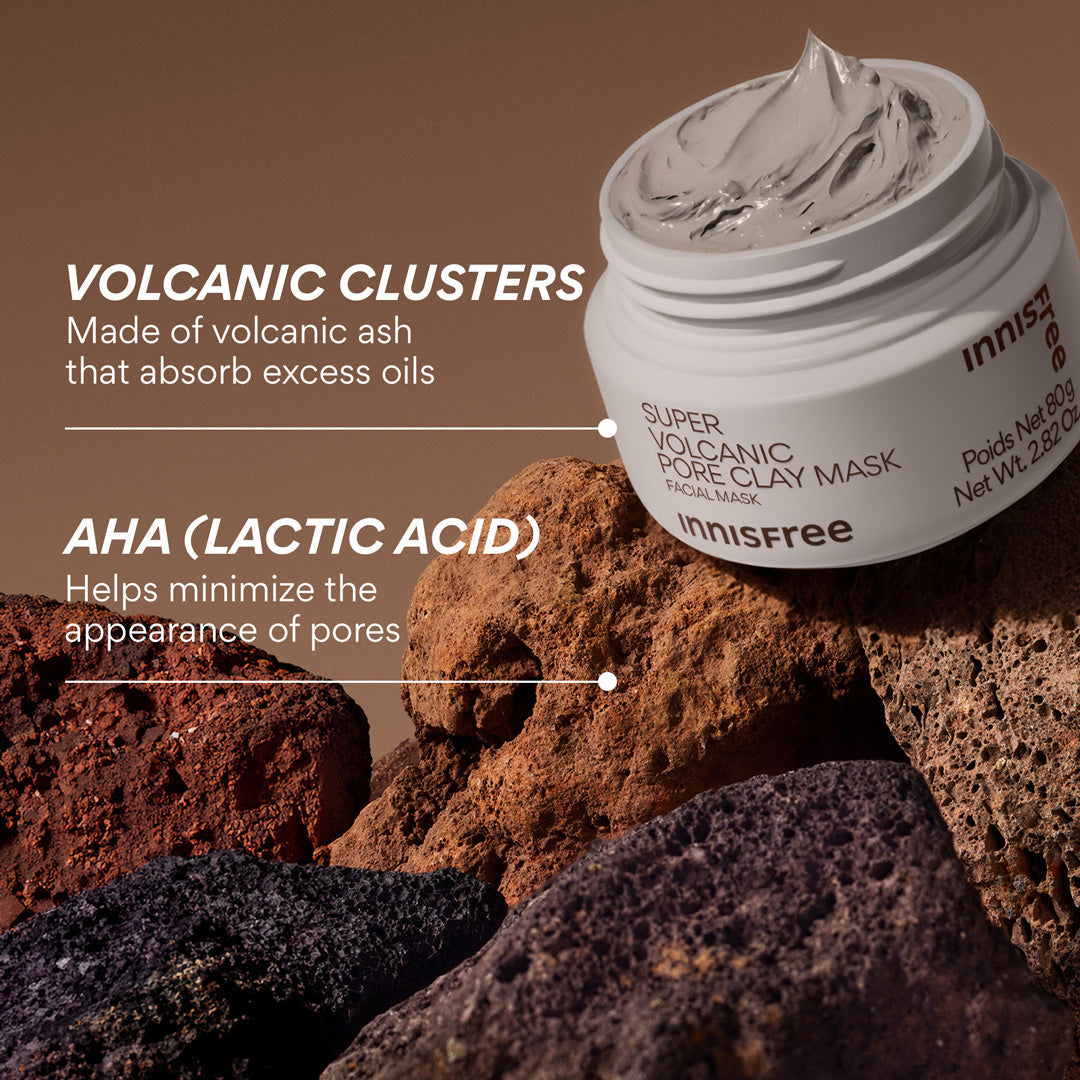 Super Volcanic Pore Clay Mask – Deep Cleanse & Clear Face Pores